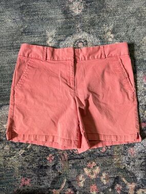 Loft Women's Coral Chino Shorts - Classic Casual Summer Style - Size 10